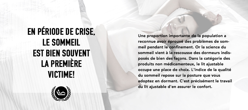 En période de crise, le sommeil est bien souvent la première victime!