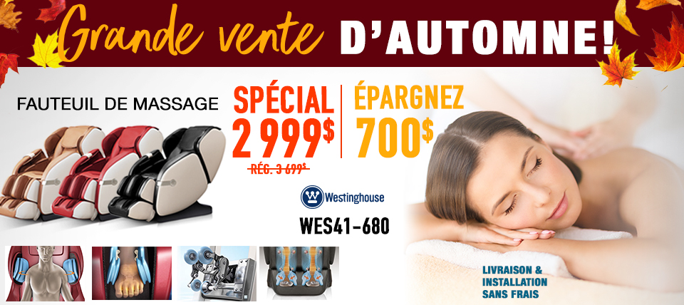 Fauteuil de massage Westinghouse WES41-680