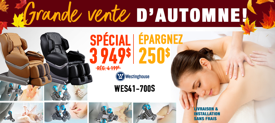 Fauteuil de massage Westinghouse WES41-700S