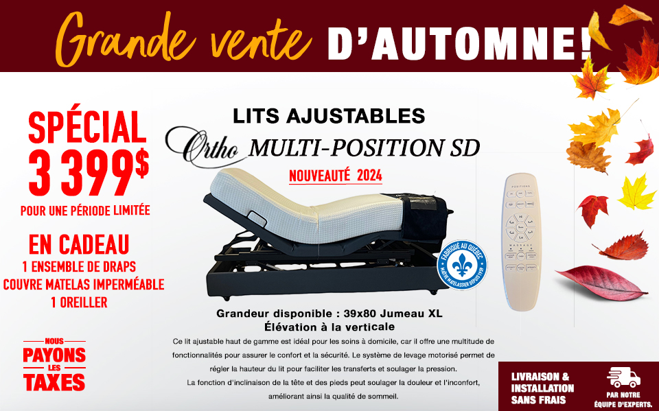 Lit ajustable Ortho Multi-Position SD