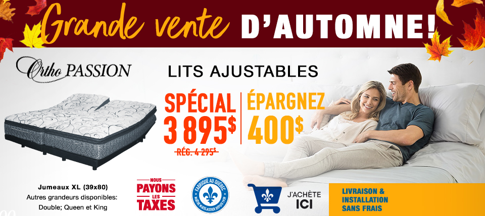 Lit ajustable Ortho Passion