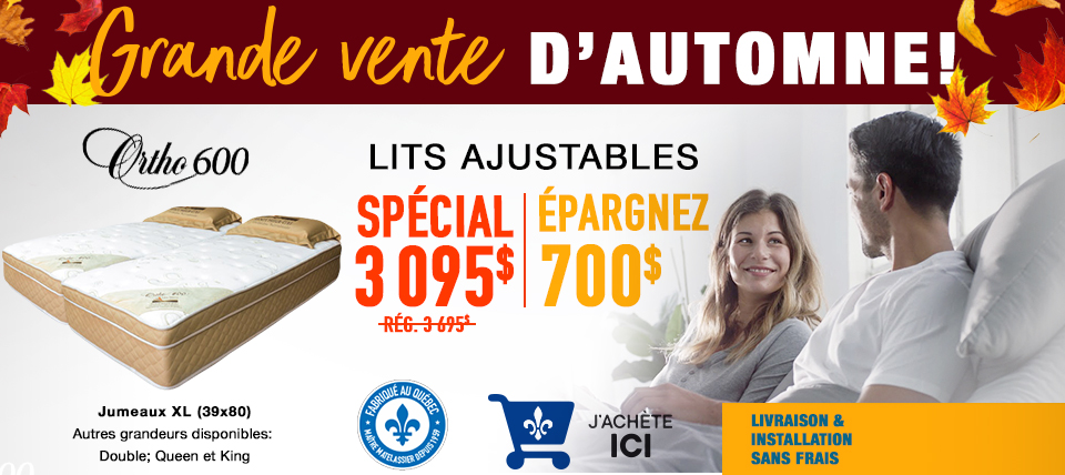 Lit ajustable Ortho 600