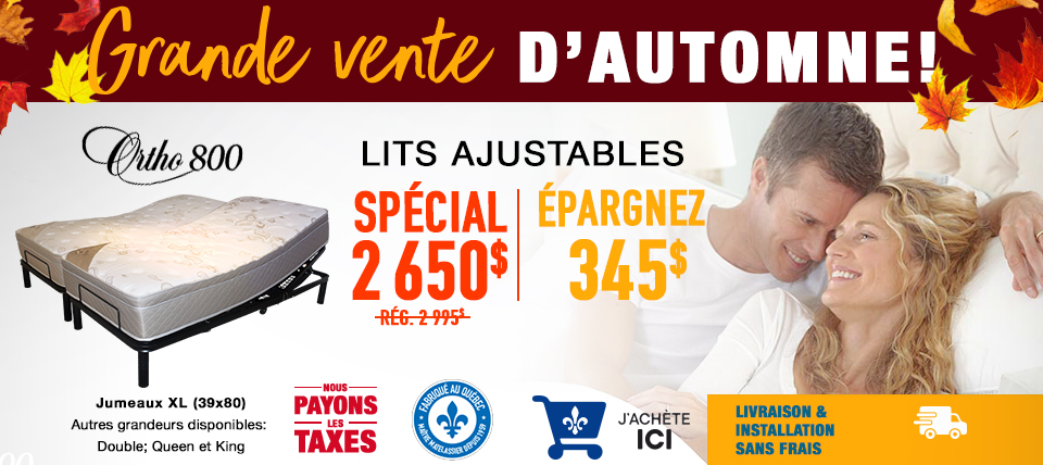 Lit ajustable Ortho 800