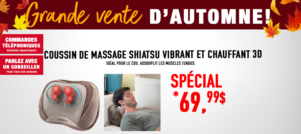 Masseur portatif pour la nuque, le cou et les épaules
