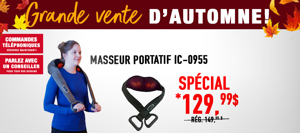 Masseur portatif iComfort IC-0955