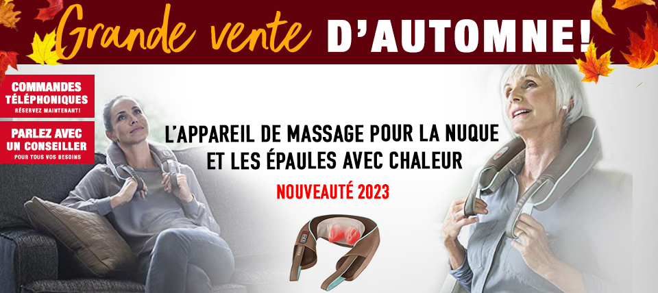 Masseur portatif pour la nuque et le cou