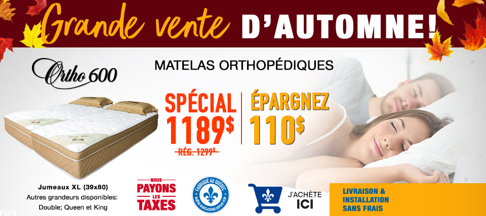 Matelas Ortho 600